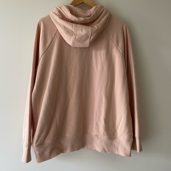 Under Armour blush hoodie. Size L - Picture 3 of 4
